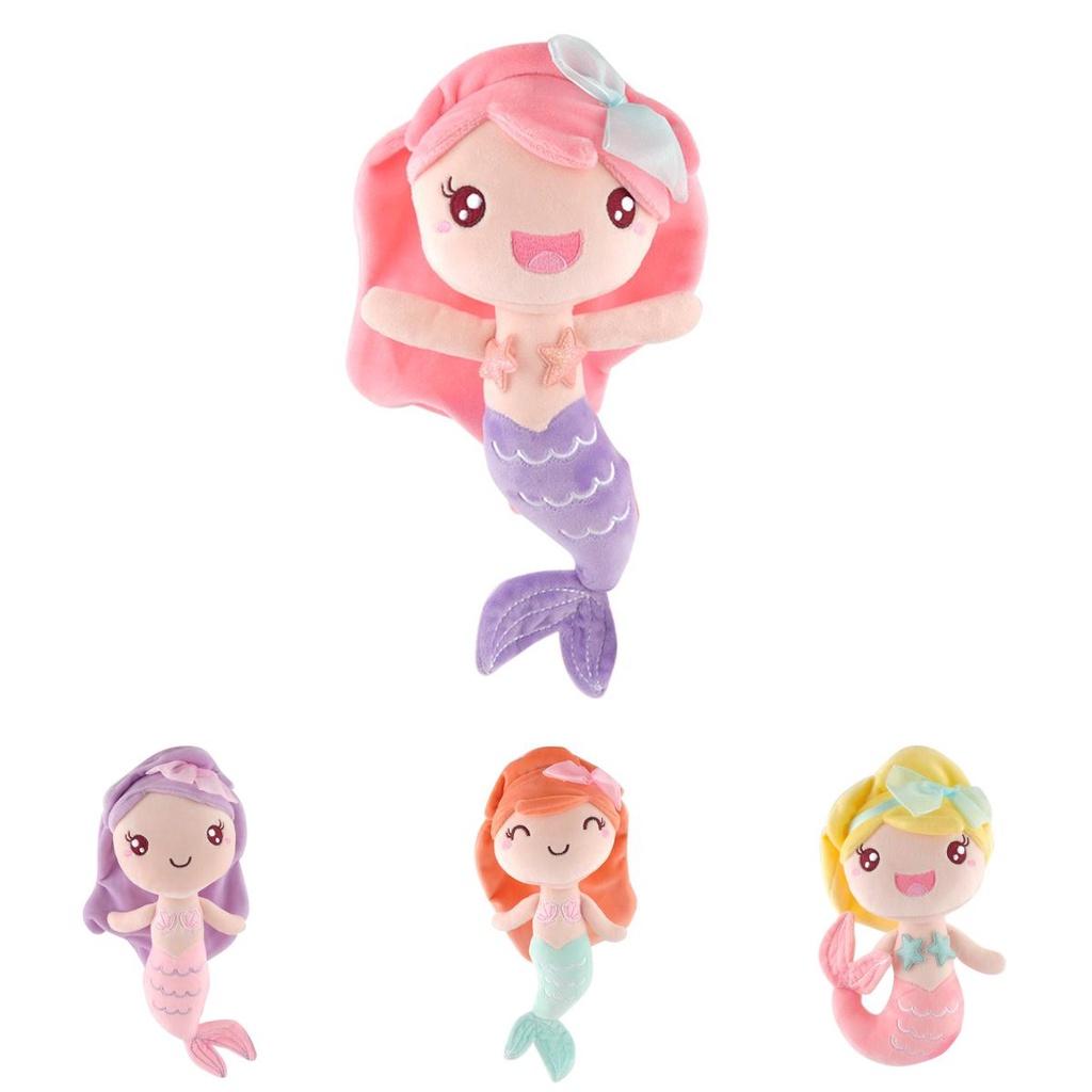 Soft And Cuddly Mermaid Princess Plush Toy With Long Hair For Girls
