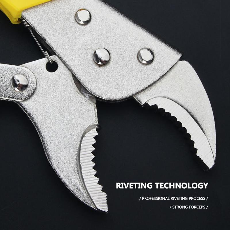 Locking Pliers Lock Pliers Curved Jaw Pliers Straight Long Nose Pliers Multi-function Welding Tools