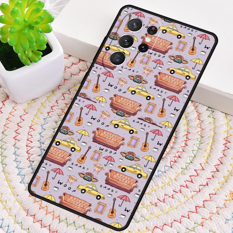 

Friends Central Perk Poster Phone Case for Samsung Galaxy note 10 pro S26 Ultra S23 S24 FE S25 S21 S22 PLUS shockproof Cove Galaxy S23
