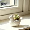 Healing Style Home Decor Bird Shape Flowerpot, Handheld Size Durable PLA Flower Pot, Cute Animal Pot 3D Printed Creative Planter, for Office