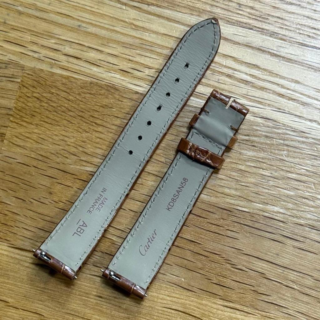 Used Cartier Alligator Leather Strap