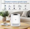 Mobilephone Wifi Control Air Quality Monitor Indoor Purifier Removal of Harmful Gases Formaldehyde Odors Efficiency Filter 360° Air Circulation System