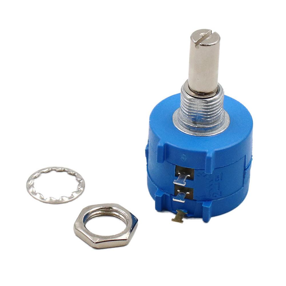 Høyytelses 10-omdreiningstrådviklet potensiometer 2 STK 3590S2502L 5K Ohm