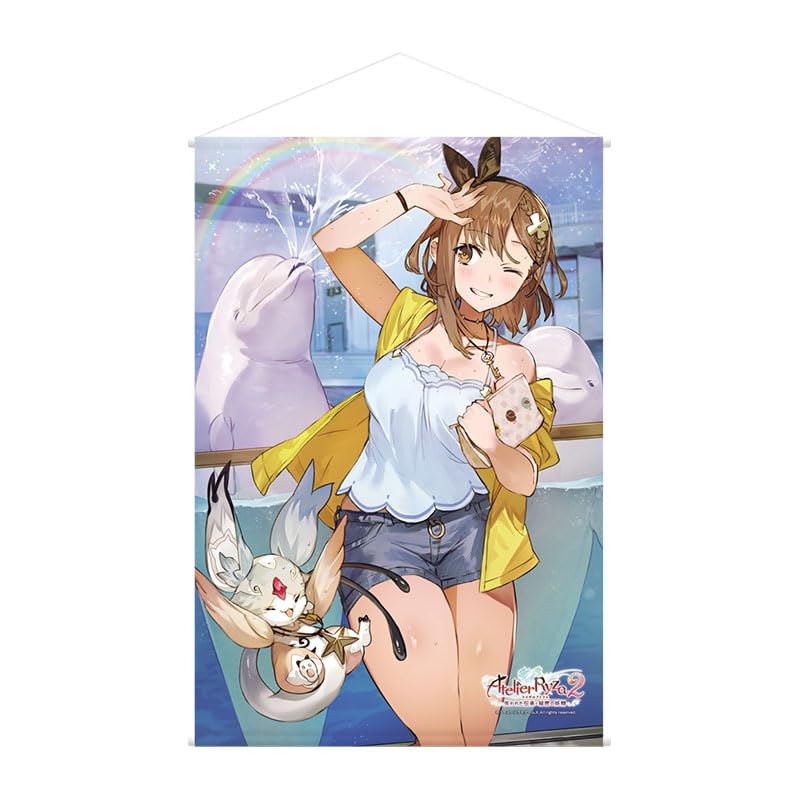 

Tokyo Game Show 2024 Atelier Ryza 2 B2 Двусторонняя замшевая гобеленовая ткань Аквариум