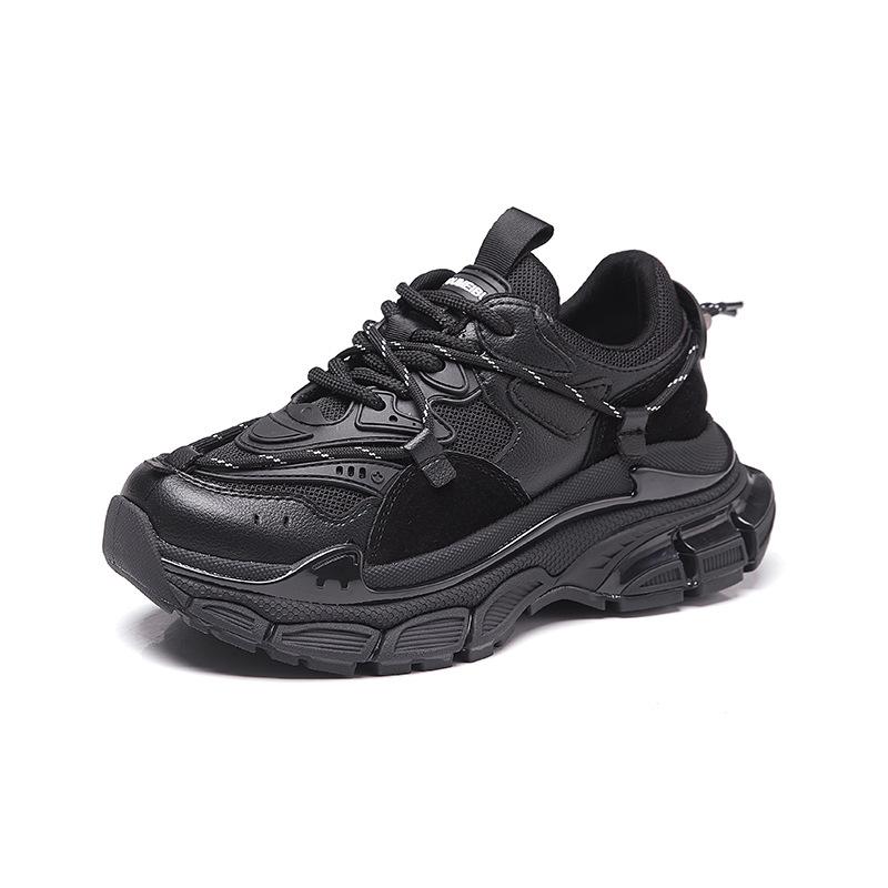 

Новые женские кроссовки, модные спортивные одинарные кроссовки на толстой подошве 40 чёрный