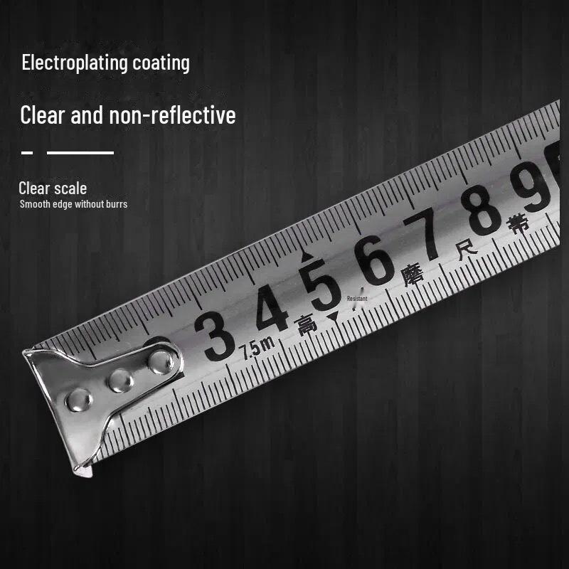 Stainless Steel Tape Measure - Available In 3m, 5m, 7.5m, and 10m Lengths