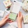 WTEMPO Birthday Wedding Foldable DIY Gift Boxes Flower Printed Soap Boxes Party Decor Treat Boxes Daily Presents Wrapping Boxes