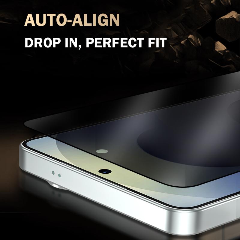 For Samsung Galaxy S24 S25 S26 Ultra S24 S25 FE 2pcs LeReach CF VistaGuard Tempered Glass Anti-Glare Privacy Screen Protector