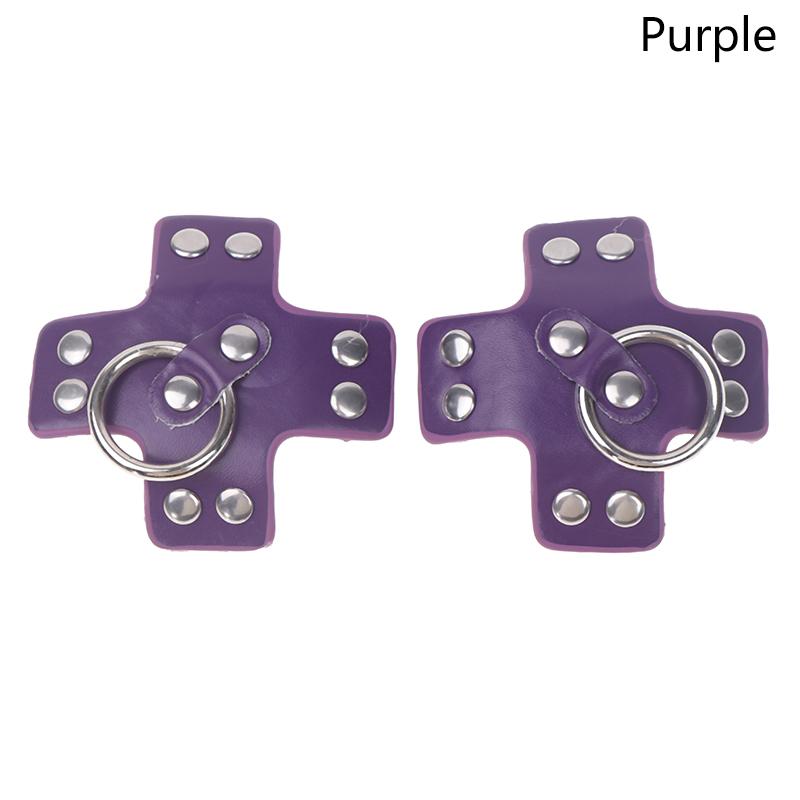Women 1Pair Sexy Leather Cross Nipple Cover Reusable Breast Stickers Self Adhesive Nipple Pasties Nipple Covers Bra Accessoriesw