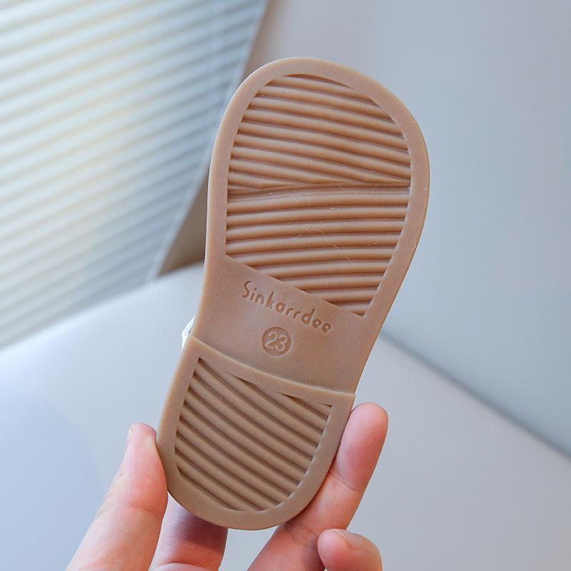Summer Baby Boy and Girl's Sandals New Embroidered Princess Shoes with Soft Bottom and PU Insole Outdoor