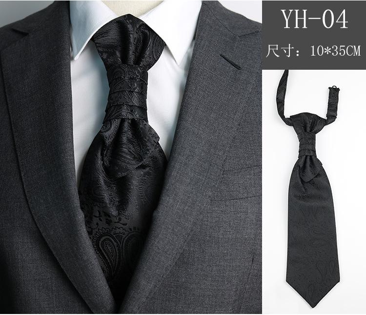 Men'S Tie, Wedding Groom Dinner Meeting Suit Gentleman'S Dress British Burgundy Silk Hong Kong Knot