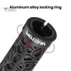 Mountainbike Handlebar Grips 1 Pair Bicycle Handle Bar with Plugs Ergonomic Impact Protection Design Non-Slip Shock-absorbing Single-sided Locking