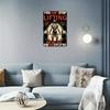 Hisun Blechschild HD Blechschild Du hörst nicht auf zu trainieren, wenn du alt wirst Vintage Fitnessstudio Zitat Metallposter Retro Wandkunst für Fitnessraum Dekoration