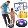 4-in-1 Hover Soccer Ball Boy Toys  Bowling Toy Set Soccer Indoor Floating Soccer Ball with LED Light Toys for Boys Girls Gift