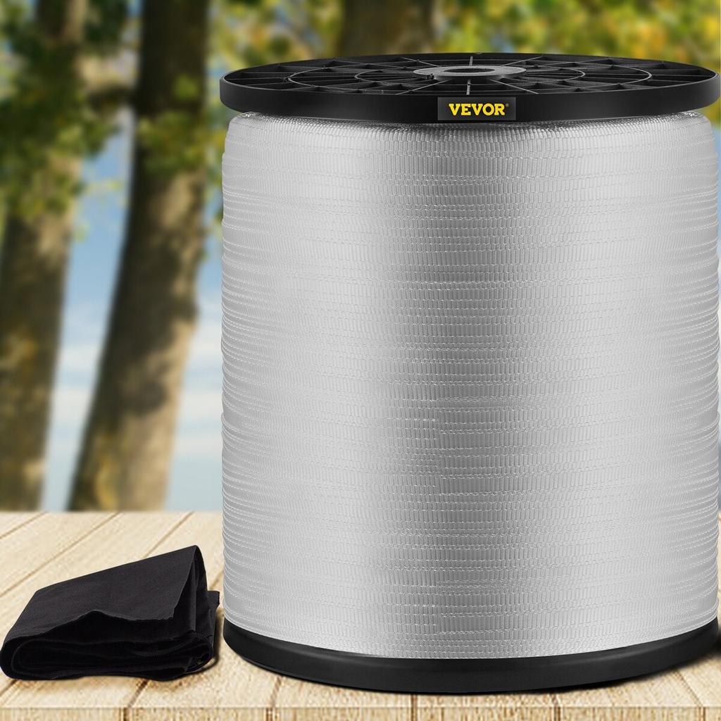 1250Lbs Polyester Pull Tape, 3153' x 1/2" Flat Tape for Wire & Cable Conduit Work Variable Functions, Flat Rope for Pulling/Loading/Packing in Any