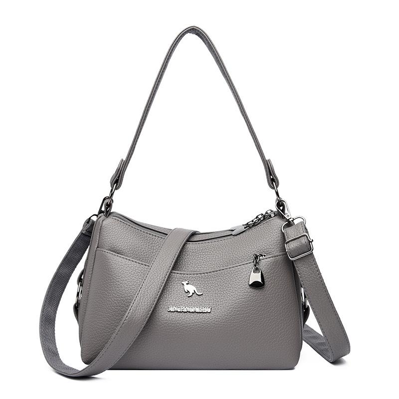 Damen PU Umhängetasche mit großem Fassungsvermögen