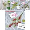 Silk Chimonanthus Praecox Branches Wedding Table Decor Artificial Flowers For Home And Event Styling