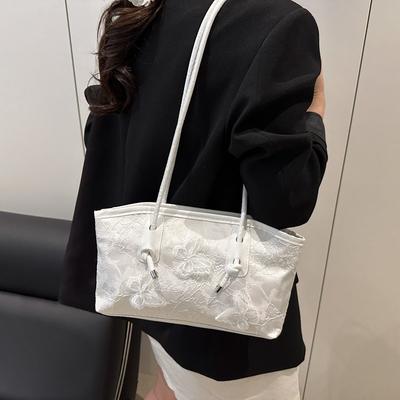 New Sweet and Gentle Butterfly Beautiful Large Capacity Personalized Commuting Texture Shoulder Underarm Bag Women's Bag