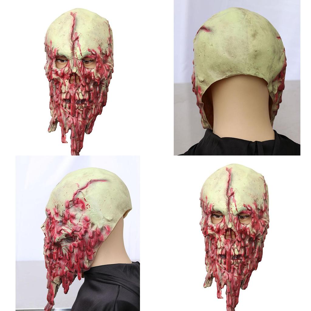 Halloween Haunted House Latex Zombie Mask For Cosplay And Scare Pranks