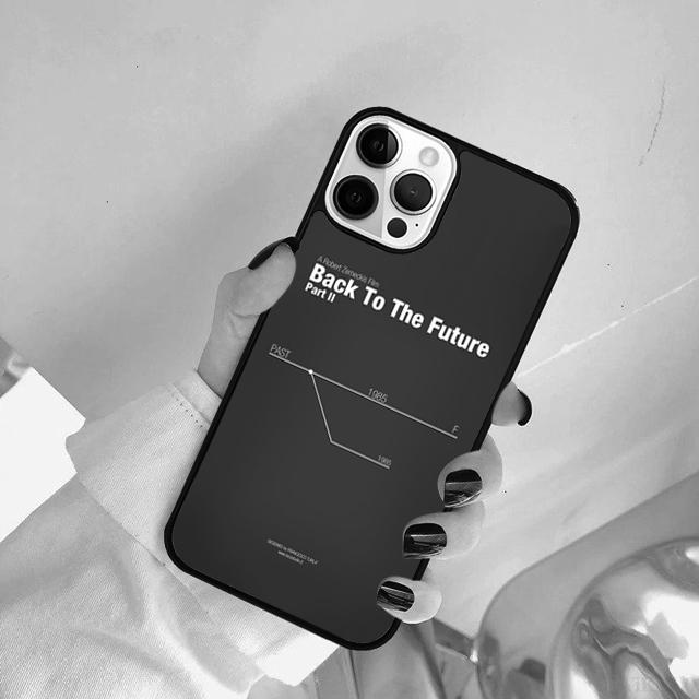Back To the Future DeLorean Phone Case Cover For iPhone 17 Air 15 16 14 11 12 13 Pro MAX Plus