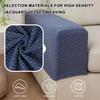 2PCS/Set Geometric Twill Jacquard Stretch Sofa Armrest Cover Premium Fabric Wear-resistant Chair Sofa Couch Arm Protector Covers
