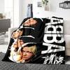 Abba Musiklegenden Decke Weiche Wohndecke für Zuhause Schlafzimmer Bett Sofa Reise Büro Einfarbige Weihnachtsdecke