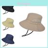 Summer Sun Protection Wide Brim Fisherman Hat With Breathable Polyester For Outdoor Fishing And Hiking