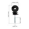Electric Fencing Ring Insulators, Wire Mesh Ring Insulator, Wooden Post Insulator Screw-in, for Ropes, Wires and Strands.