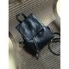 Compact texture retro brown backpack new simple versatile shoulder bag