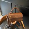Retro Small Bag, Casual Single-shoulder Crossbody Bag, Fashionable and Simple Commuting Hand-held Small Square Bag