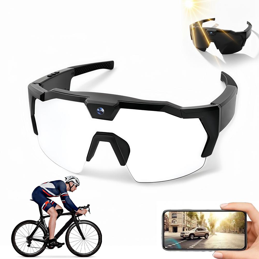 NOWE Okulary Wideo HD Kamera Akcji Okulary Przeciwsłoneczne Okulary Smart Okulary Sportowe Zewnętrzne Rower Motocykl Rejestrator Kierowcy Walk Cam