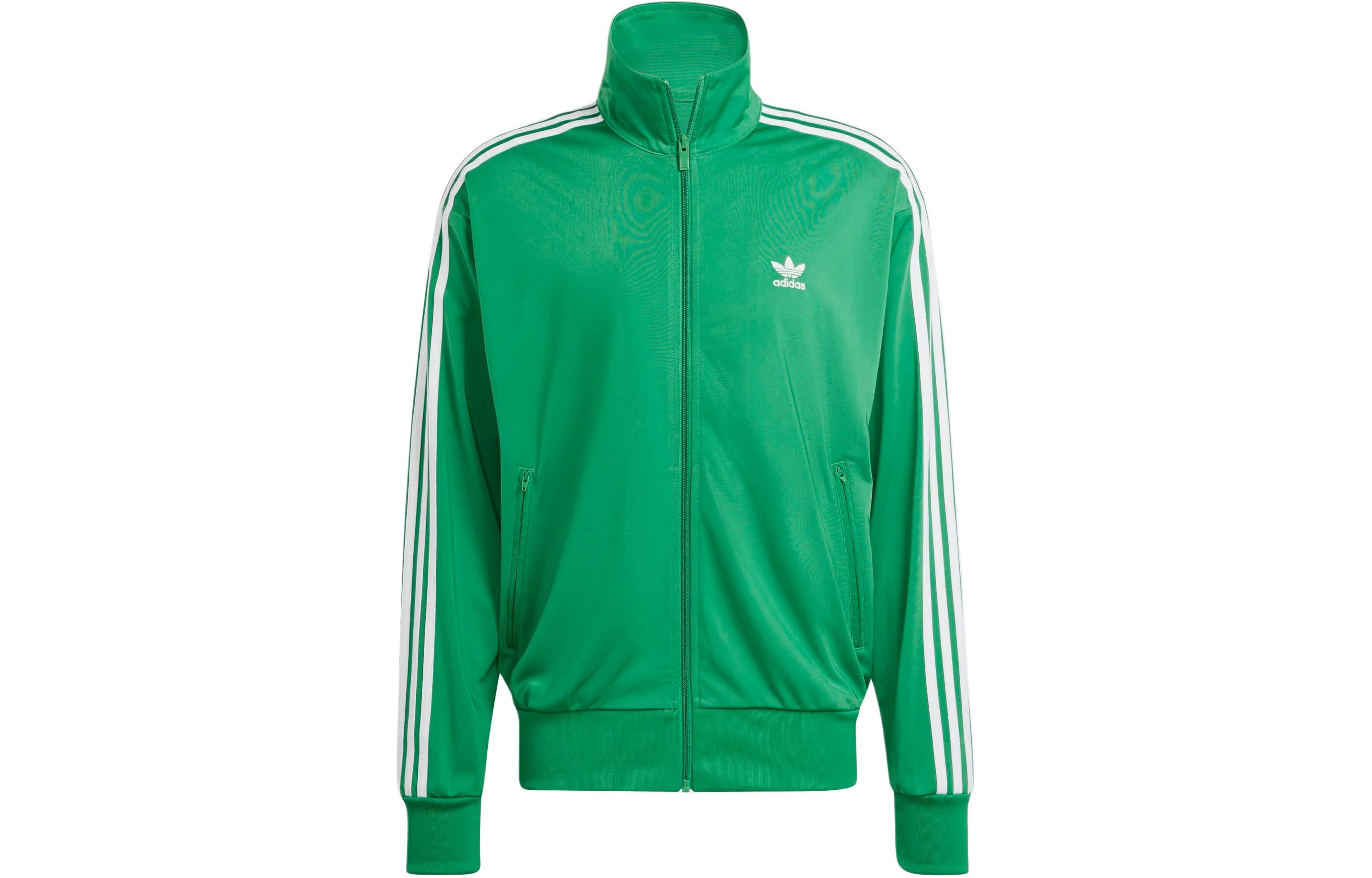 Adidas Trefoil-embroidered Zip-up Sport Jacket IU0762 XS