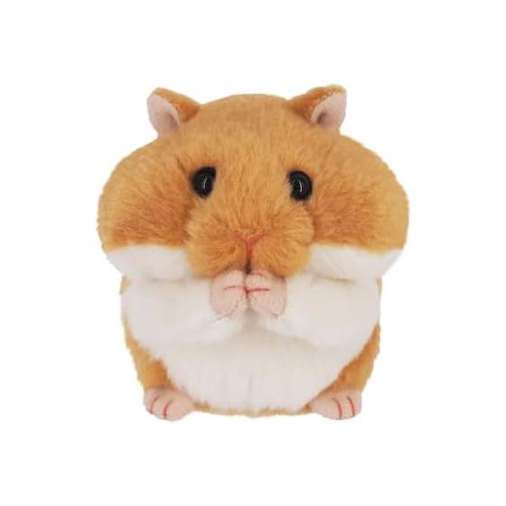 Sanei Boeki Mogomogo Hamsuta ~ Golden-san W6 X D7 X H7.5cm Stuffed Toy MGH01