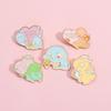 Inspired Unique Anime Animal Brooch With Eyecatching Letter Elements In Finish Glossy