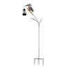 JYL TS/044,Iron Kingfisher Carrying Lantern Solar Ground Stake Light for Garden Landscape Decor Night Lamp