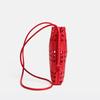A Niche Woven Mobile Phone Bag with A Hollow Design, Featuring Fashionable and Casual Beach-style Cross-body Style. Casually
