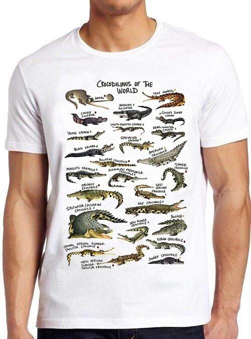 

Crocodilians Of World Alligator Crocodile Names List Funny Gift T Shirt Unisex T-Shirt S