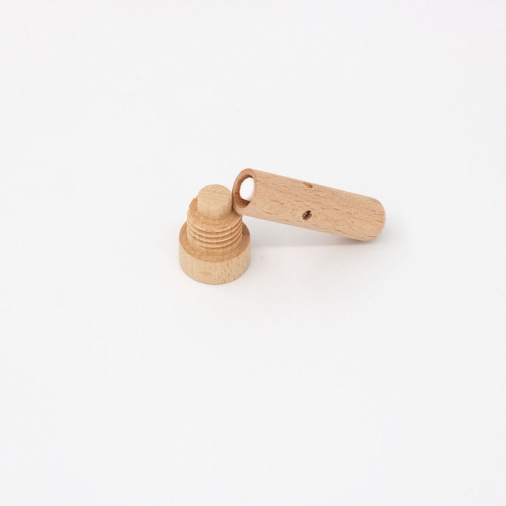 Wooden Essential Oil Aroma Wood Diffuser with Wicks Long-lasting Floral Aromatherapy Nasal Inhaler Fireless Slowly Volatile