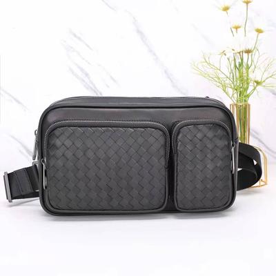 Skórzana pleciona torba wielofunkcyjna torba na klatkę piersiową wielofunkcyjna torba na ramię ukośna lekki luksusowy plecak crossbody
