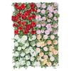 Simulation Flower Wall Three-dimensional Background Wall Decoration Eucalyptus Leaf Rose Window Flower Wall Simulation Flower Large Wedding Flower Row