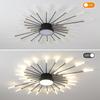 Moderne Deckenleuchte, 28+1 Leuchten Metall Feuerwerk Design Schickes LED-Beleuchtungsfixture für Bauernhaus Küche Esszimmer Schlafzimmer Flur Wohnzimmer