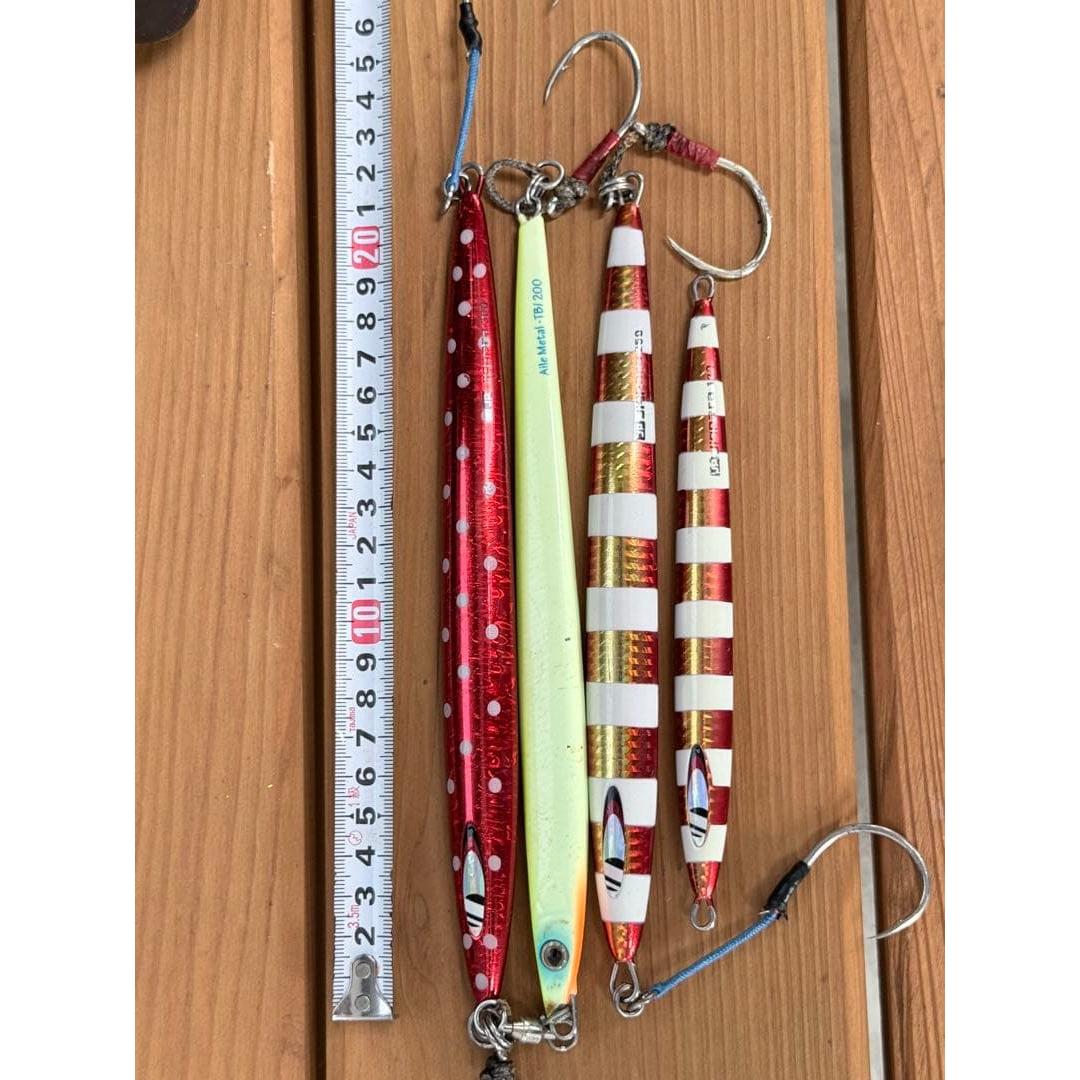 Used Major Craft Lure Metal Jig Set of 4