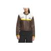 Adidas Originals Fashionable Simple Versatile Stand Collar Jacket Women Jacket Brown White JM8024
