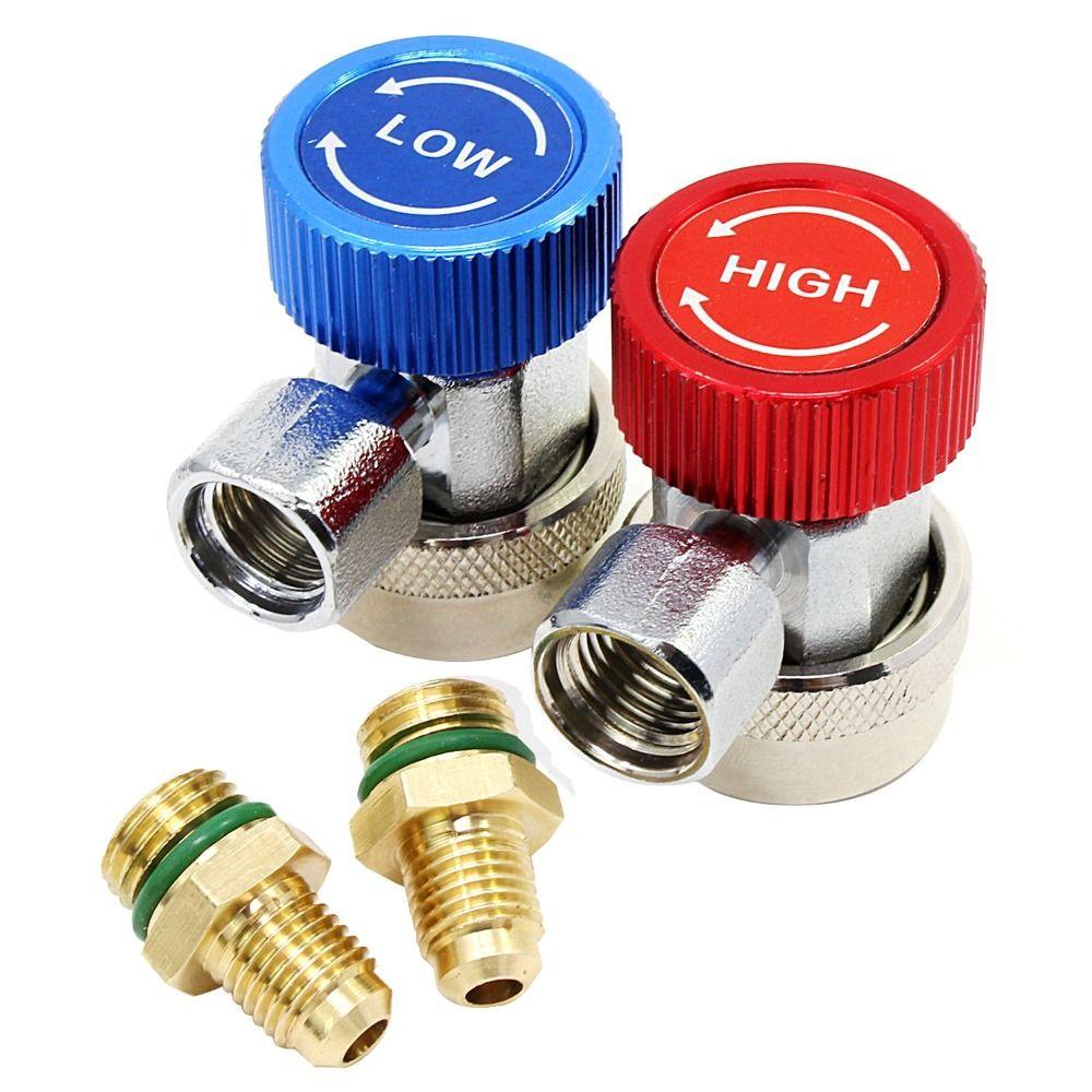 H/L Connector Quick Coupling Fluoride Quick Coupler Manifold Connector  Car Air Conditioning