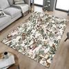 1 Stück Vögel, Wald Anti-Rutsch-Bodenmatte Kompatibel für Büro & Wohnzimmer & Schlafzimmer & Esszimmer - Flach- Weich & Muster, Lebendige Farben-W293