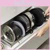 Expandable Adjustable Pan Rack Organizer Modern Simple Design For Kitchen Drawers