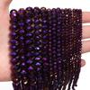 3/4/6/8/10mm Dark Purple Rondelle Austria Faceted Crystal Beads Glass Loose Beads For Jewelry Making DIY Bracelets Accessories