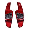 Real Carbon Fiber Shift Paddles for Scirocco, Lamando R-line, Golf 7, and GTS Steering Wheel Modification