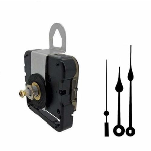 

Seiko-SKP Quartz Clock Movement Kit, 5 Black Spade Hands, for Dials up to 1/4