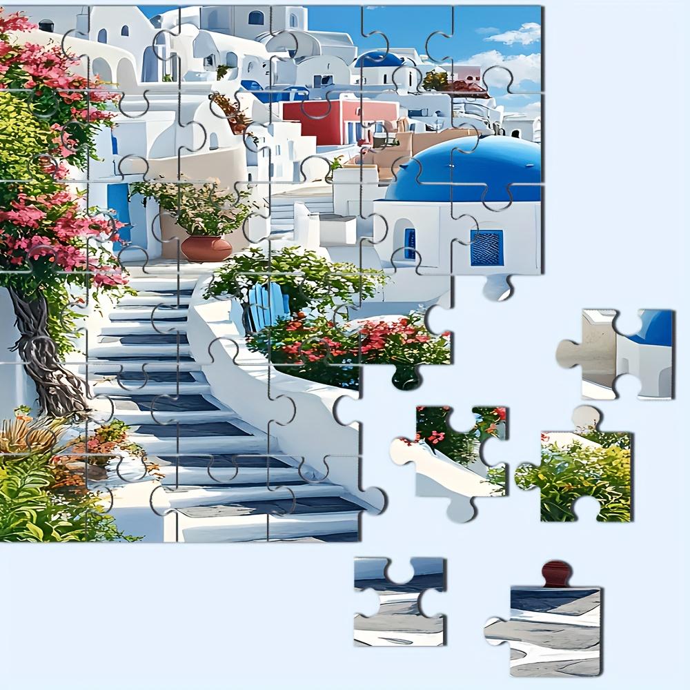 A 1000pcs Jigsaw Puzzle Featuring Natural Landscapes, Animal Farms, Creative Famous Paintings
